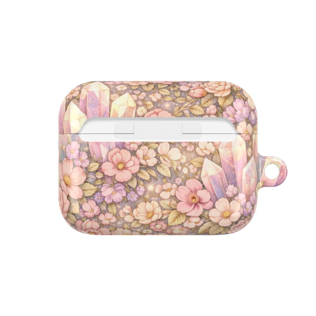 Floral Crystal AirPod Case — Angelic Crystal Garden AirPod Protector