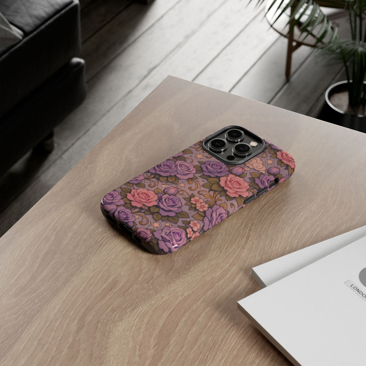 Tough iPhone Case — The Sisterhood of the Rose — Master Portia's Rose Garden Protective Cover