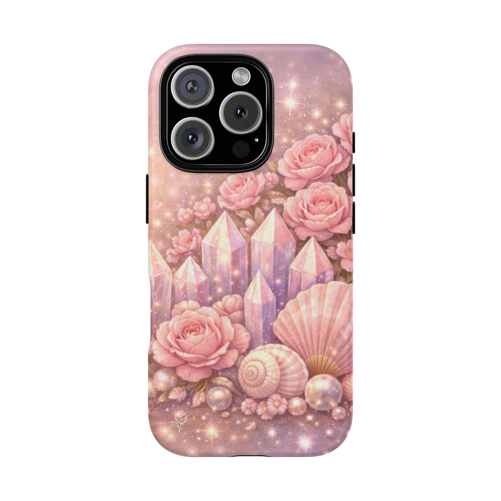 iPhone Case - Lemurian Rose Crystal Garden iPhoneTough Case