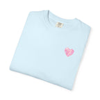 Pink Crystalline Diamond Heart T-Shirt — Crystal Heart Tee