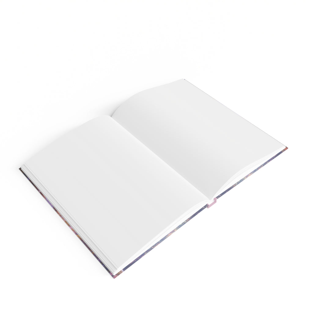 Lemurian Crystal Portal Journal — Blank (Unlined) Pages — Pastel Crystal Stairway Guided Notebook