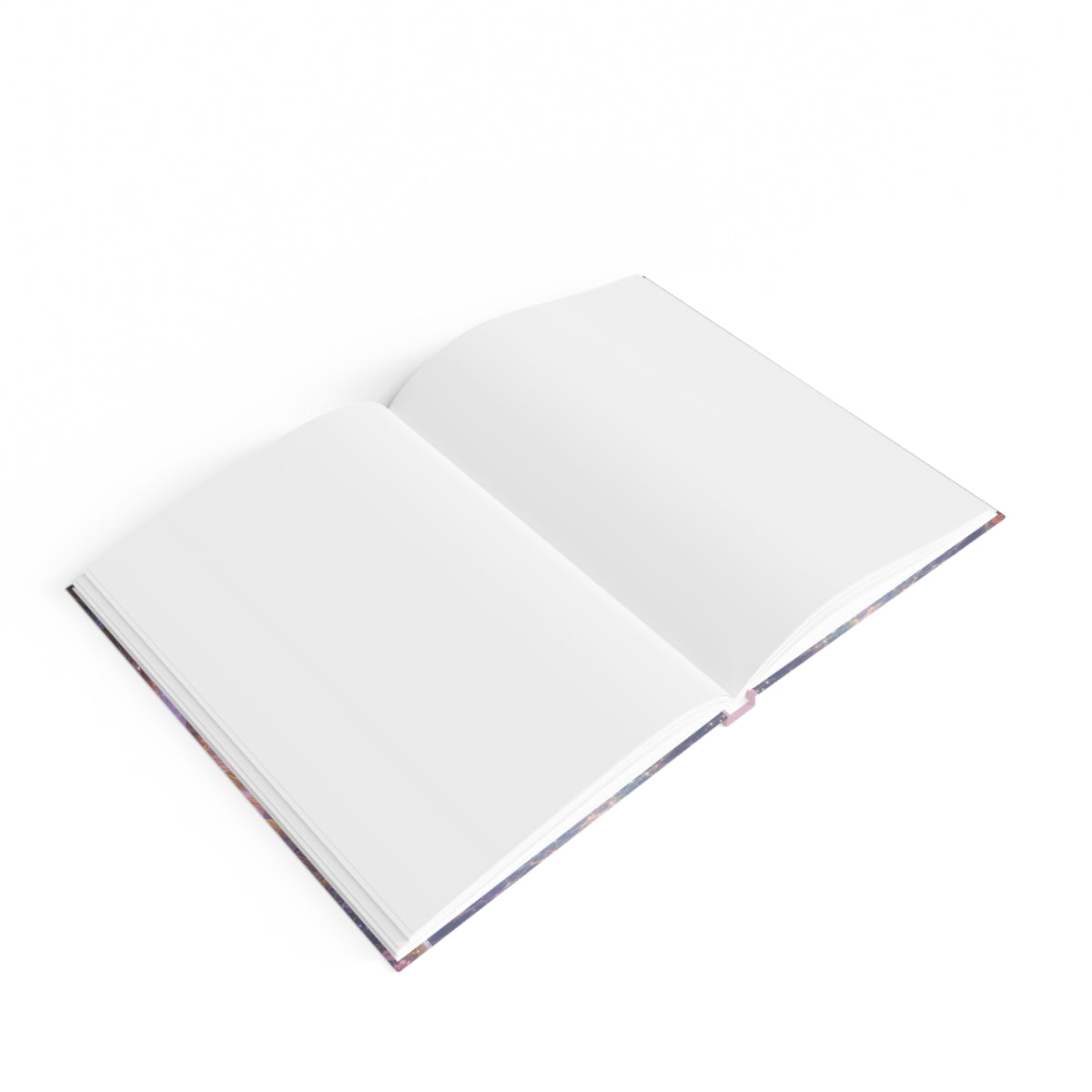 Lemurian Crystal Portal Journal — Blank (Unlined) Pages — Pastel Crystal Stairway Guided Notebook