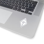 Light Silver The Yoshua Radionics Symbol - Kiss-Cut Sticker