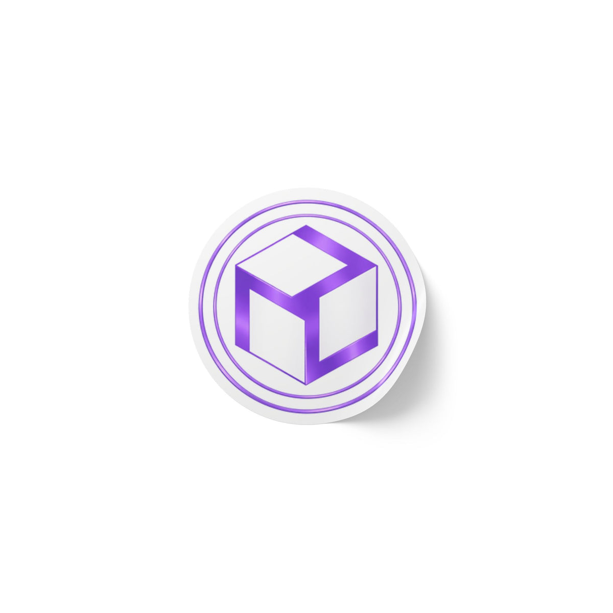 Lilac Antahkarana - Round Logo Sticker Roll