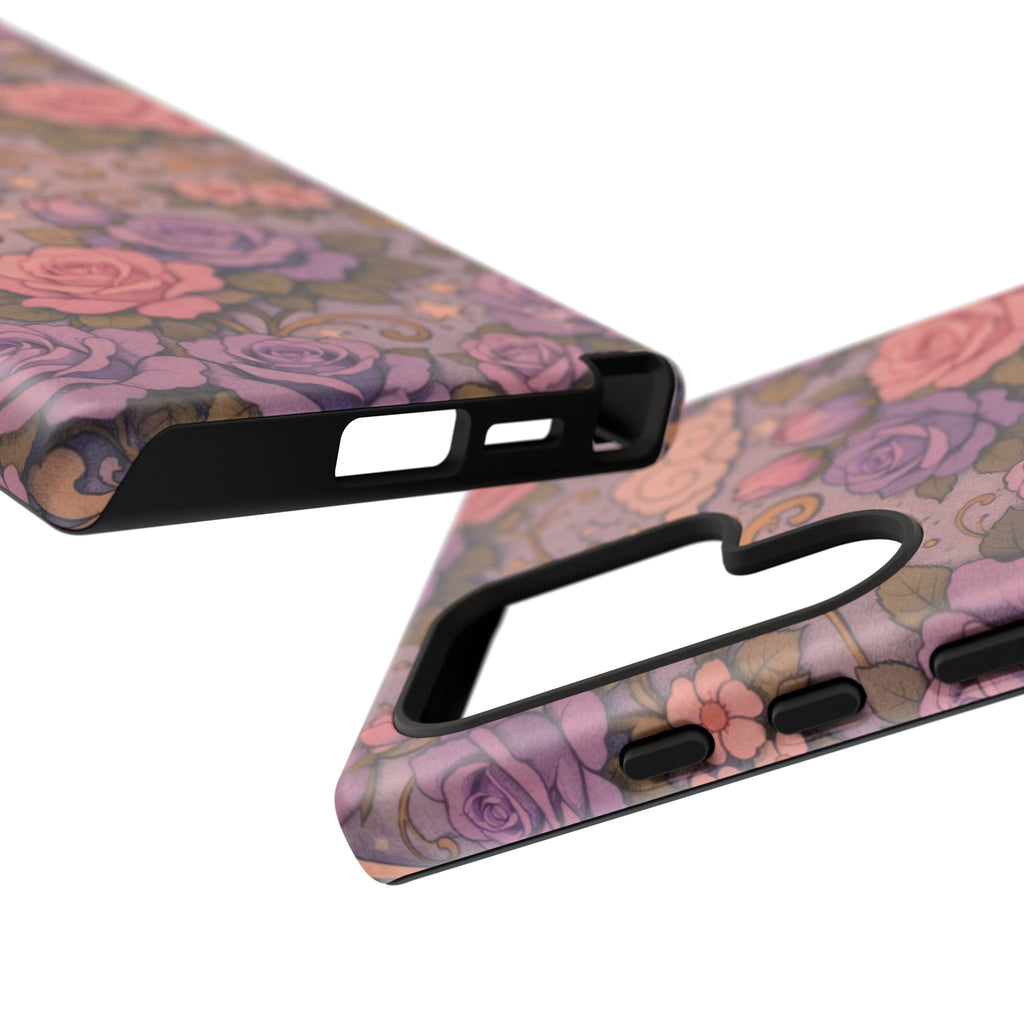 Samsung Galaxy Tough Phone Case — Master Portia's Rose Garden — The Sisterhood of the Rose Protective Samsung Cover