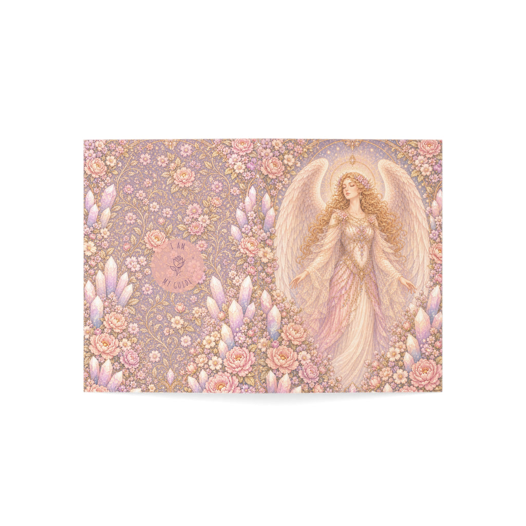 Archangel Glory (Archeia Shekinah) Greeting Card — Feminine Presence of Metatron Sympathy & Encouragement Note (1/10/30/50 pcs)