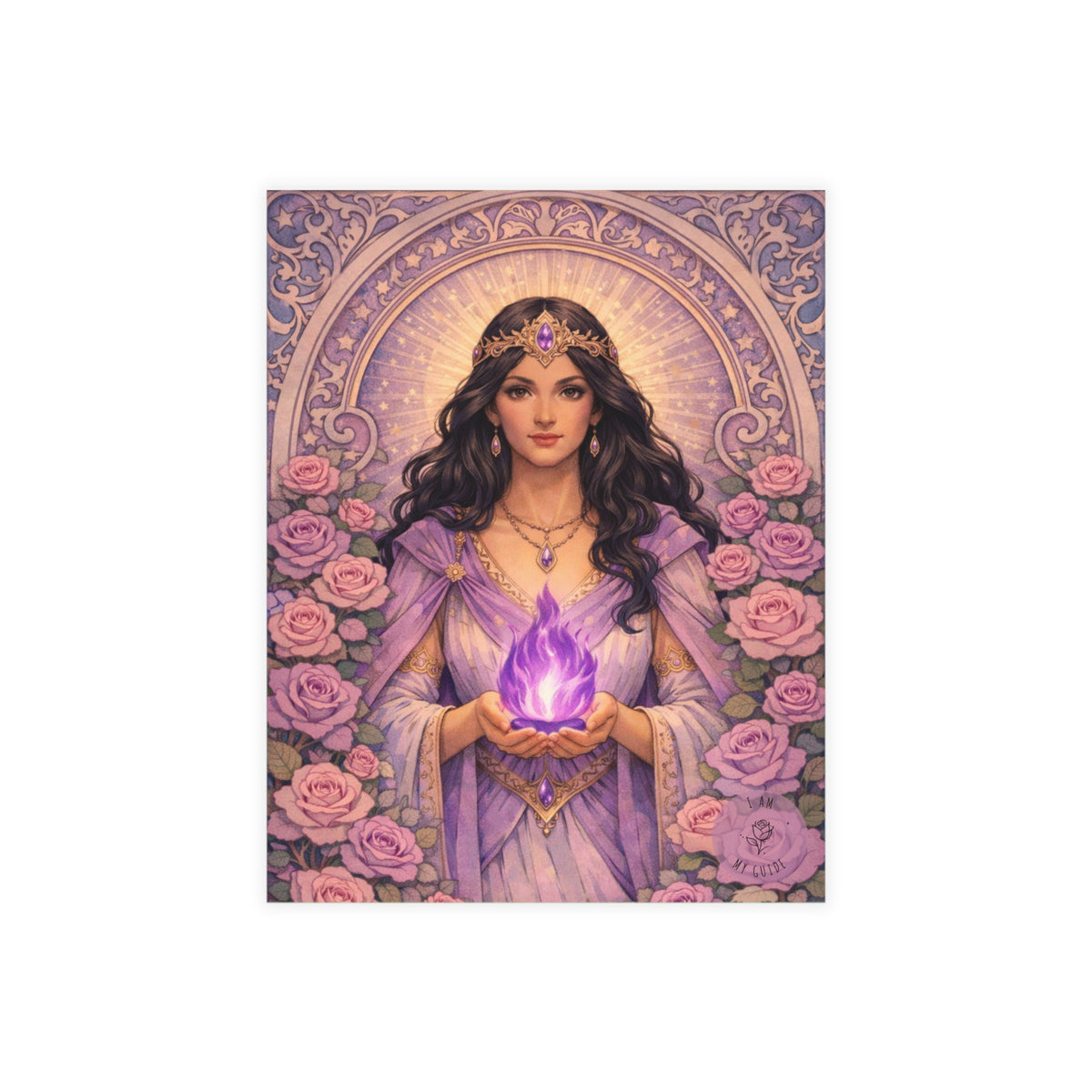 Master Portia Postcard Bundles (envelopes included) - Violet Flame Postcard