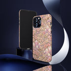 iPhone Case — Angelic Crystal Garden Phone Case — Pink Floral Quartz Protective Cover