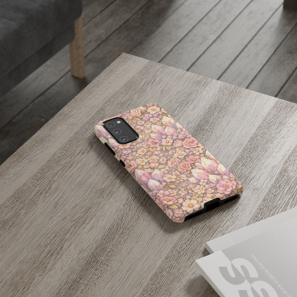 Samsung Galaxy Phone Case - Angelic Crystal Garden Tough Phone Case