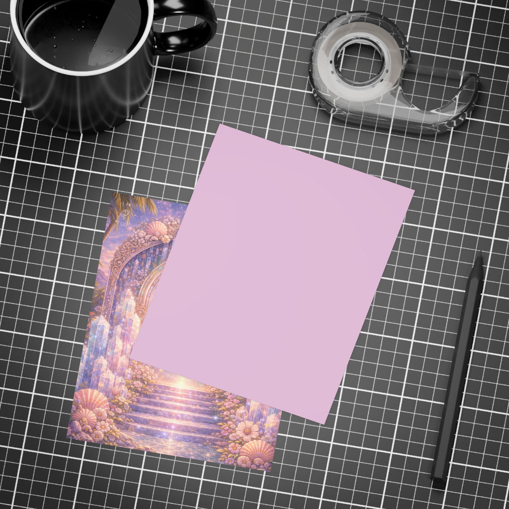 Lemurian Crystal Portal Postcard Bundles (envelopes included)