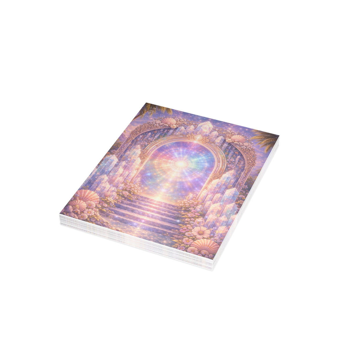 Lemurian Crystal Portal Postcard Bundles (envelopes included)