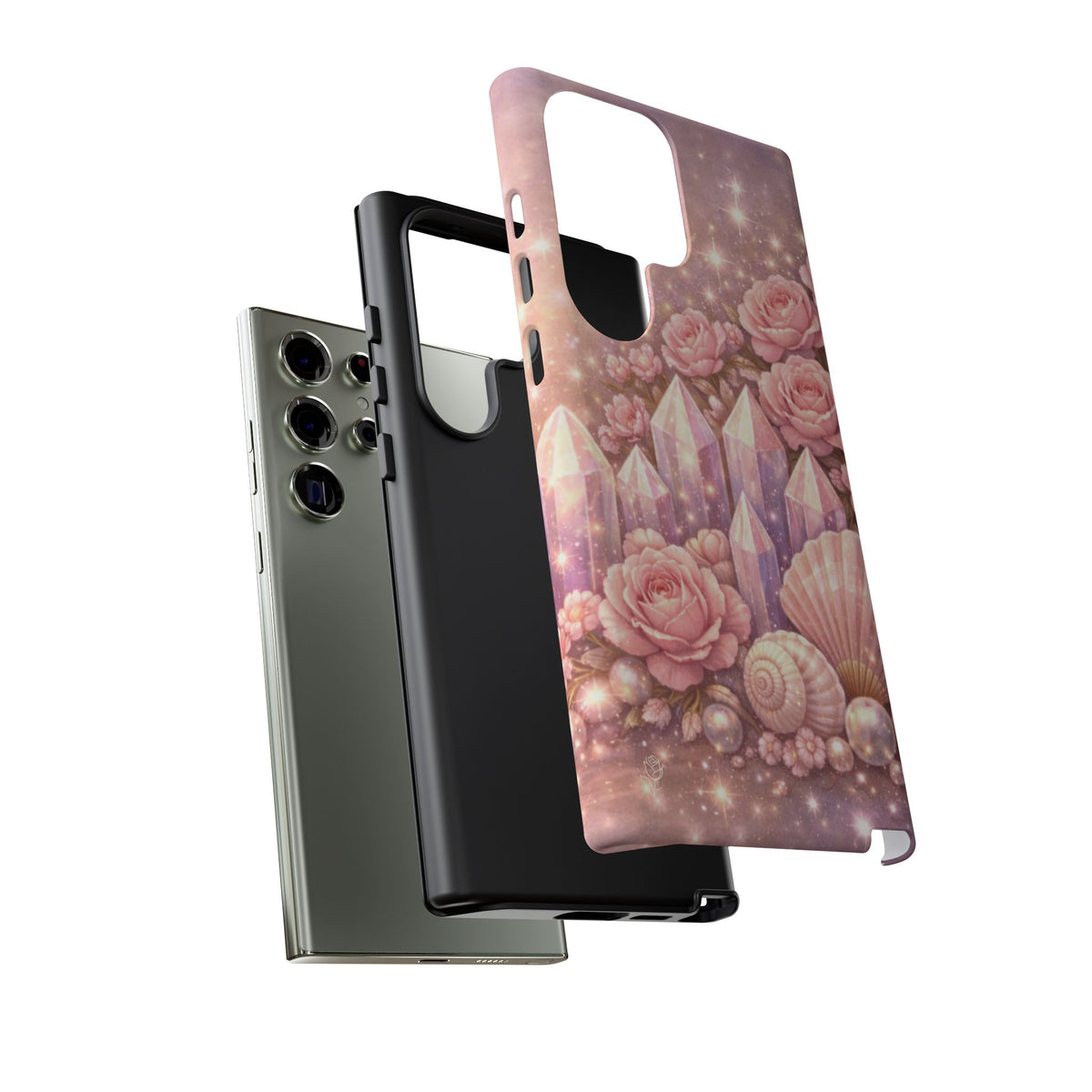 Samsung Galaxy Phone Case — Lemurian Rose Crystal Garden Tough Case
