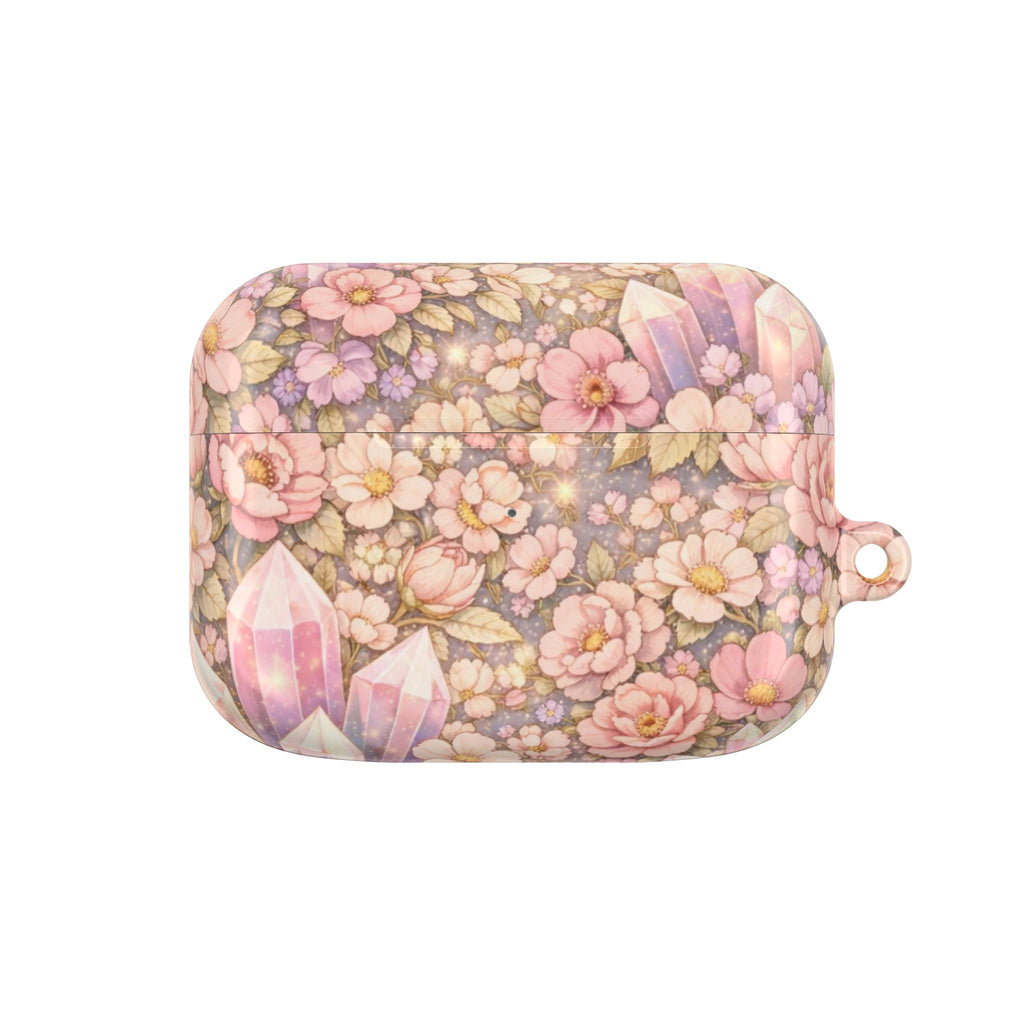 Floral Crystal AirPod Case — Angelic Crystal Garden AirPod Protector