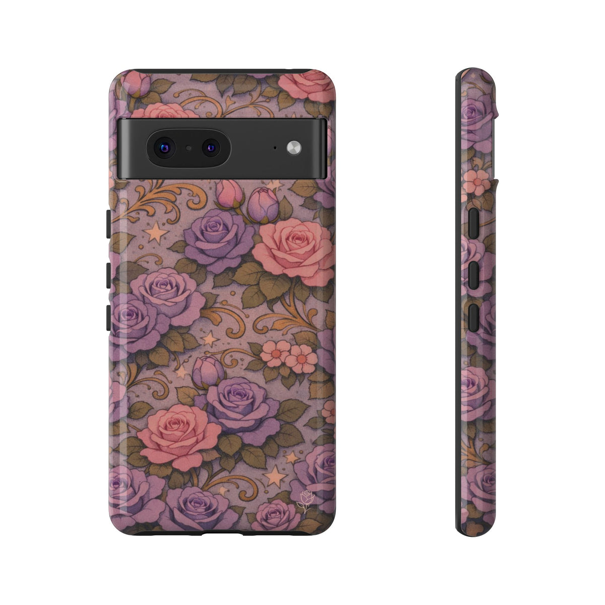 Google Pixel Tough Phone Case — The Sisterhood of the Rose — Master Portia's Rose Garden Vintage Drop-Proof Phone Cover