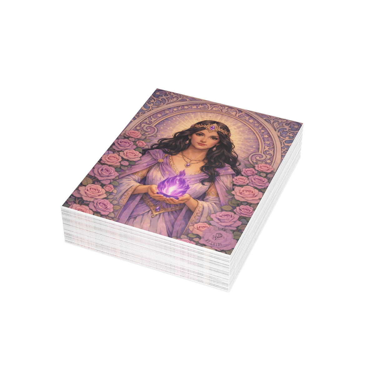 Master Portia Postcard Bundles (envelopes included) - Violet Flame Postcard