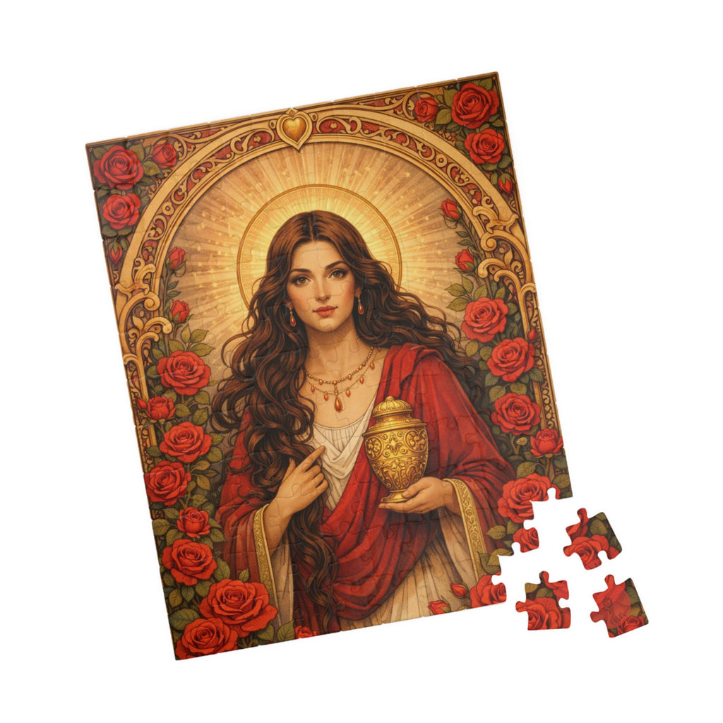Mary Magdalene Jigsaw Puzzle — 110/252/520-Piece Sisterhood of the Rose Puzzle