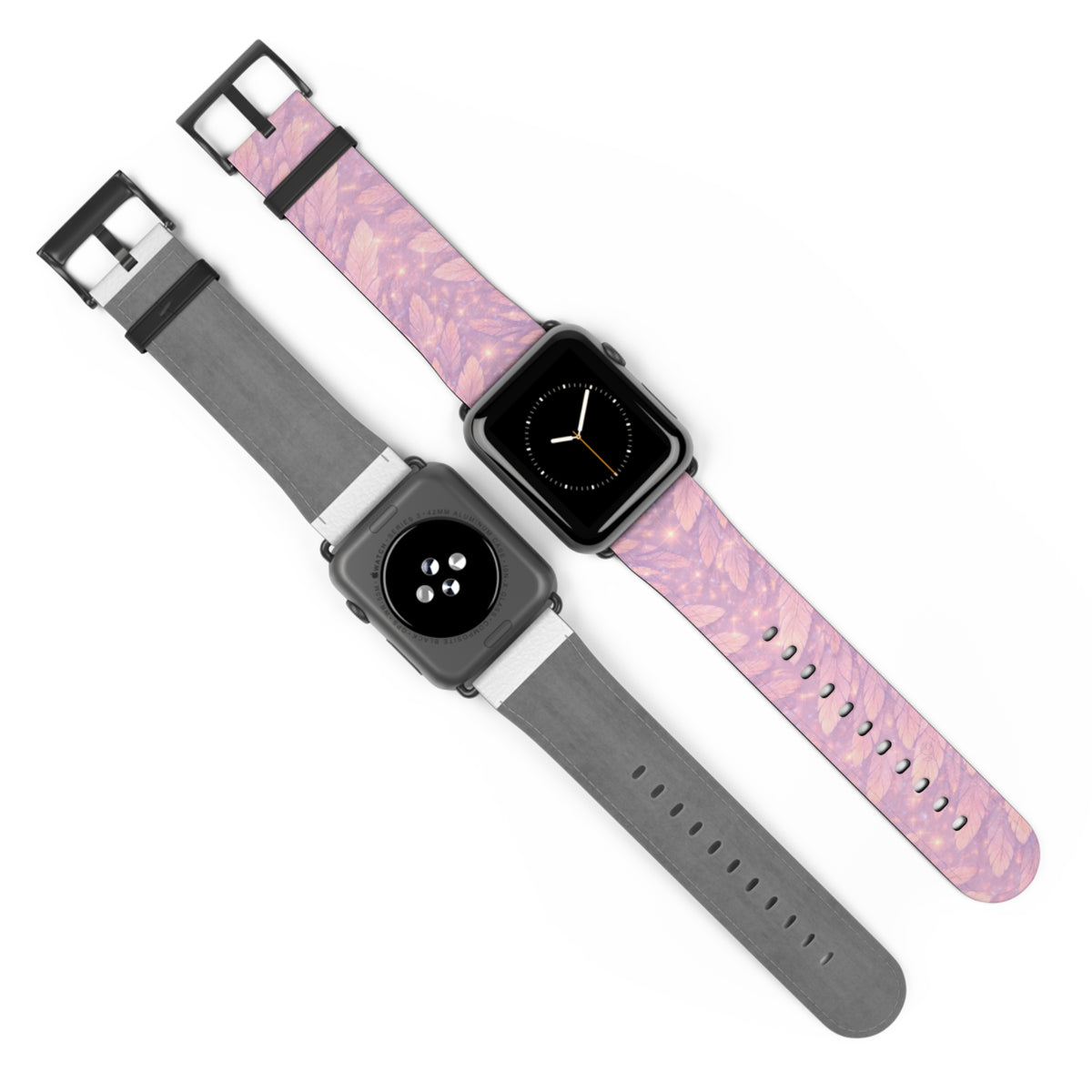 Angel Vehuiah iWatch Band — Pastel Feathers Pattern Apple Watch Strap