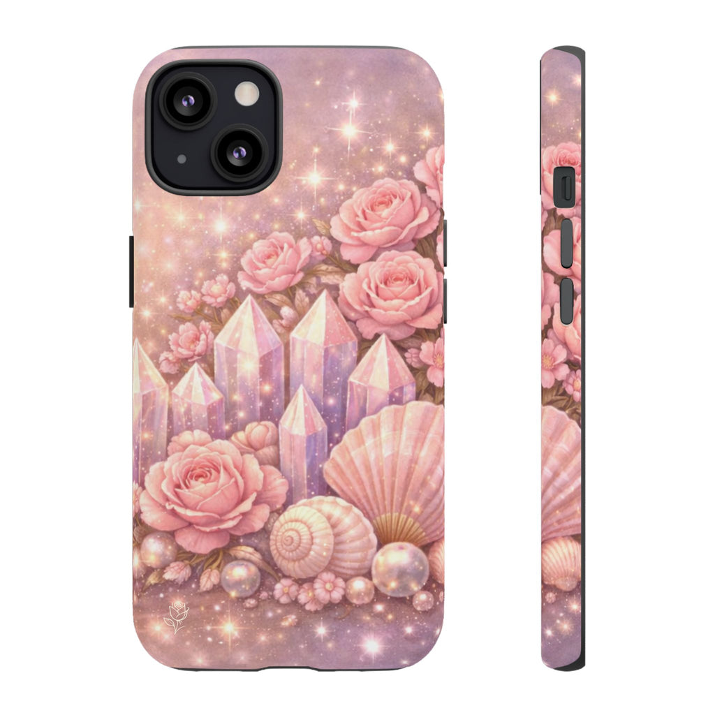 iPhone Case - Lemurian Rose Crystal Garden iPhoneTough Case