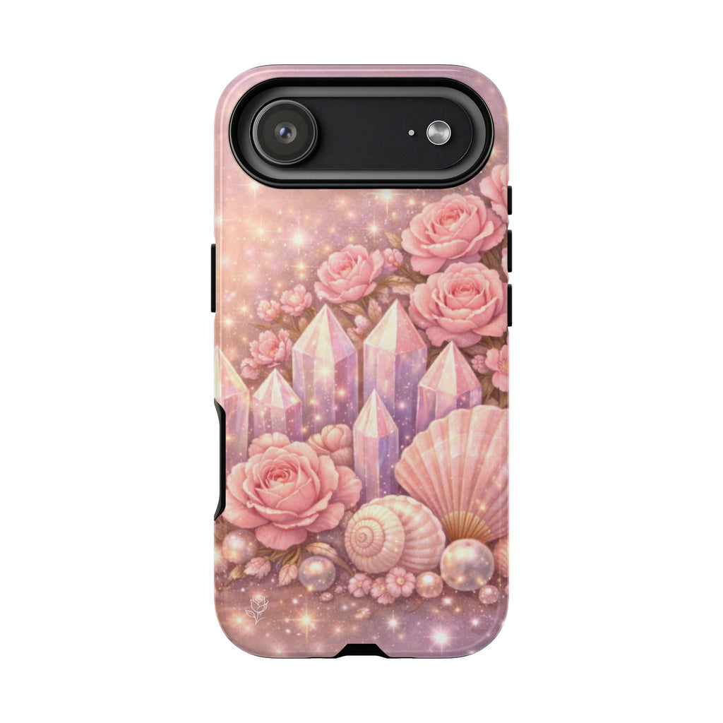 iPhone Case - Lemurian Rose Crystal Garden iPhoneTough Case