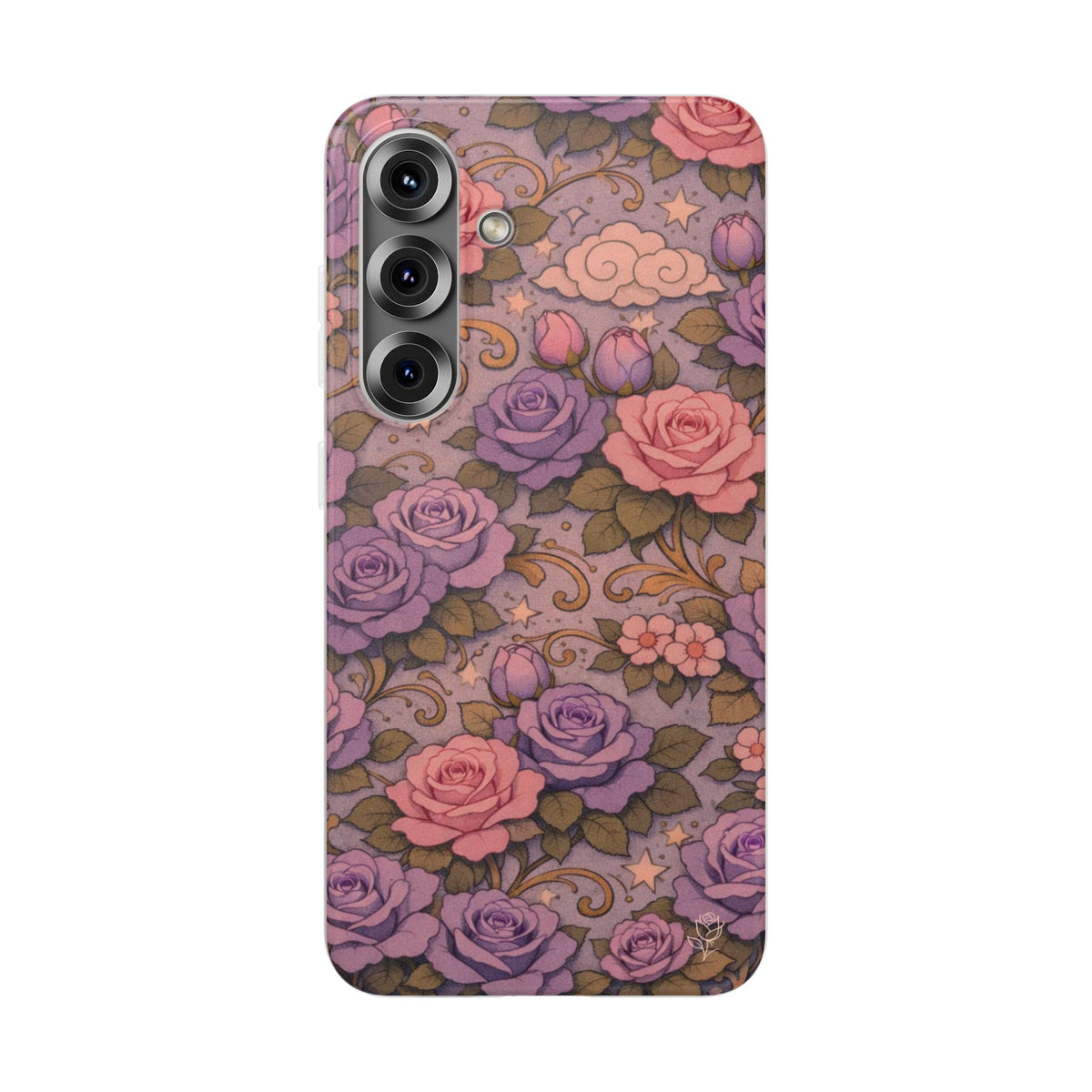 Samsung Galaxy Phone Case — Master Portia's Rose Garden — The Sisterhood of the Rose Vintage Flexi Phone Case