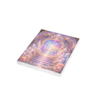 Lemurian Crystal Portal Greeting Card — Ethereal Crystal Stairway Blank Note (1/10/30/50 pcs)