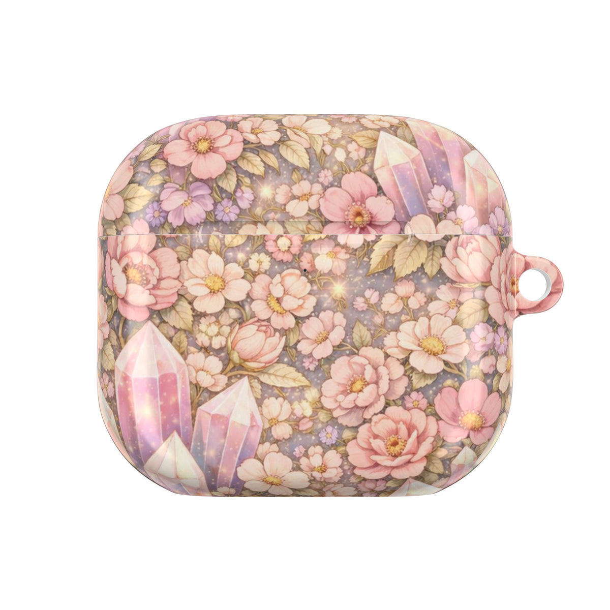 Floral Crystal AirPod Case — Angelic Crystal Garden AirPod Protector