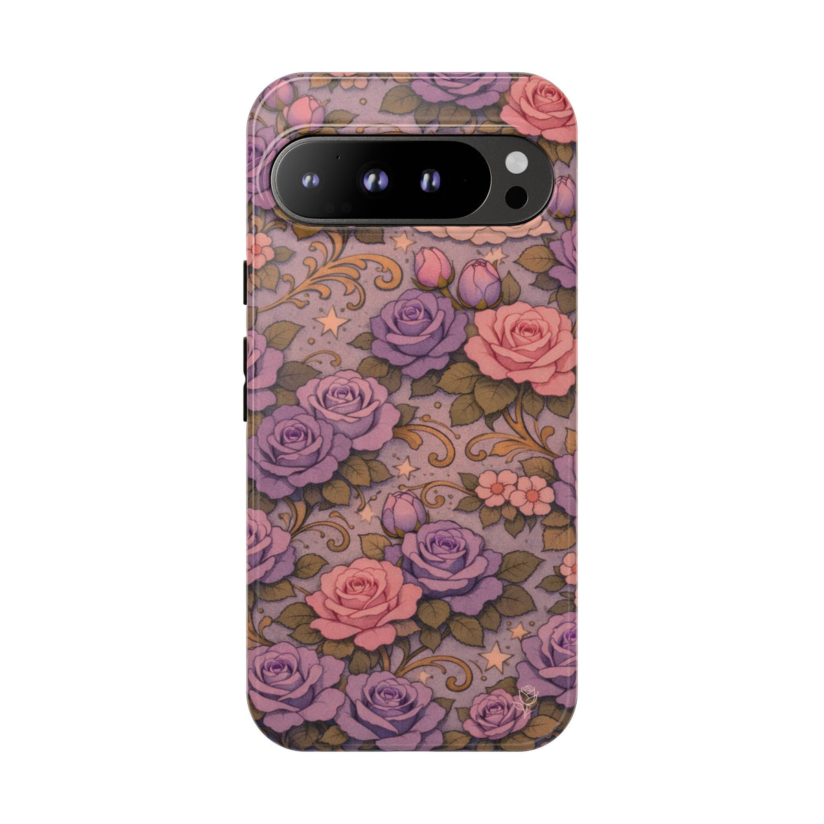 Google Pixel Tough Phone Case — The Sisterhood of the Rose — Master Portia's Rose Garden Vintage Drop-Proof Phone Cover