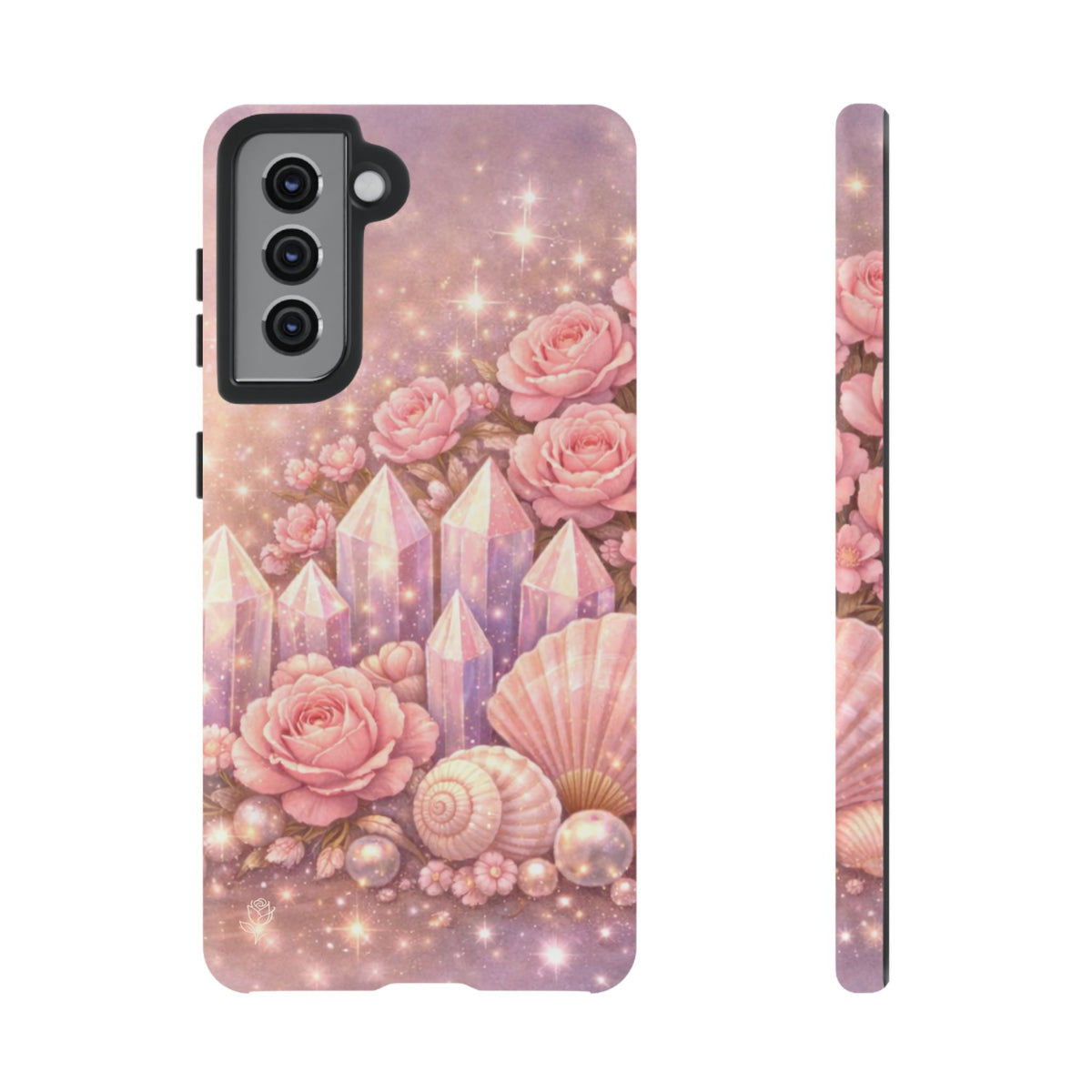 Samsung Galaxy Phone Case — Lemurian Rose Crystal Garden Tough Case