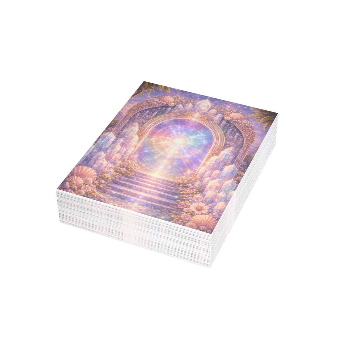 Lemurian Crystal Portal Postcard Bundles (envelopes included)