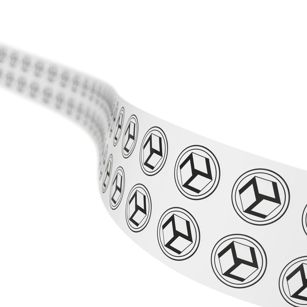 Black Antahkarana - Round Logo Sticker Roll