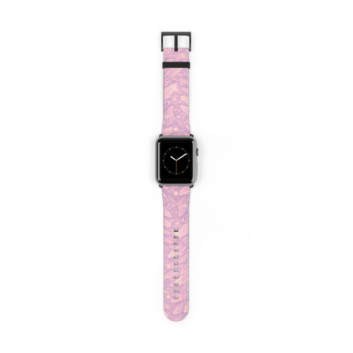 Angel Vehuiah iWatch Band — Pastel Feathers Pattern Apple Watch Strap