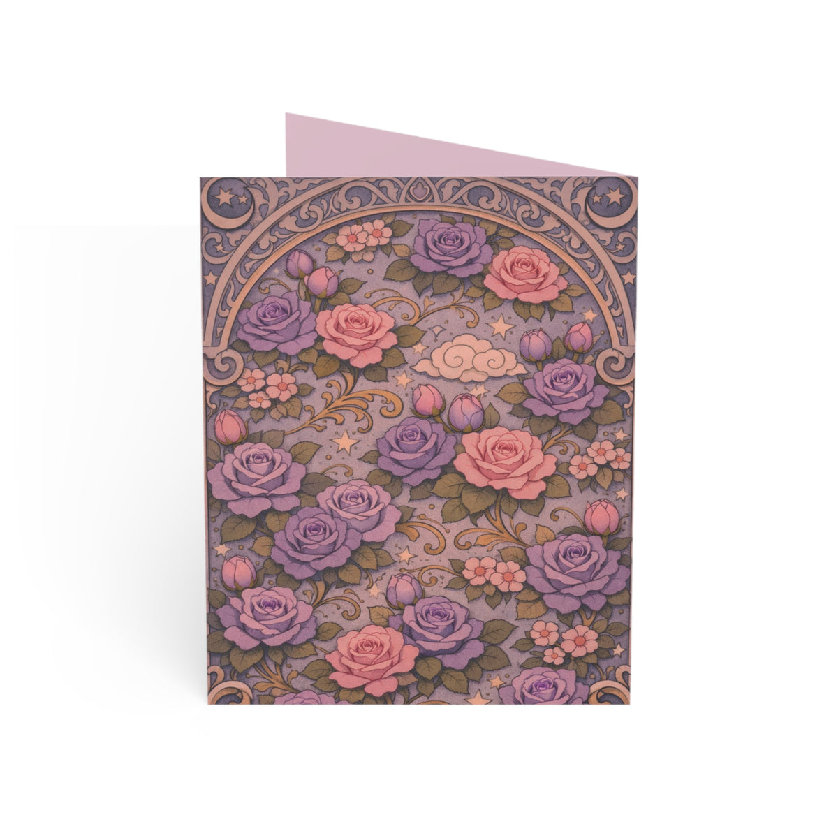 Master Portia Greeting Card — Violet Flame Greeting Card (Blank Inside)