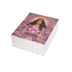 Master Portia Greeting Card — Violet Flame Greeting Card (Blank Inside)