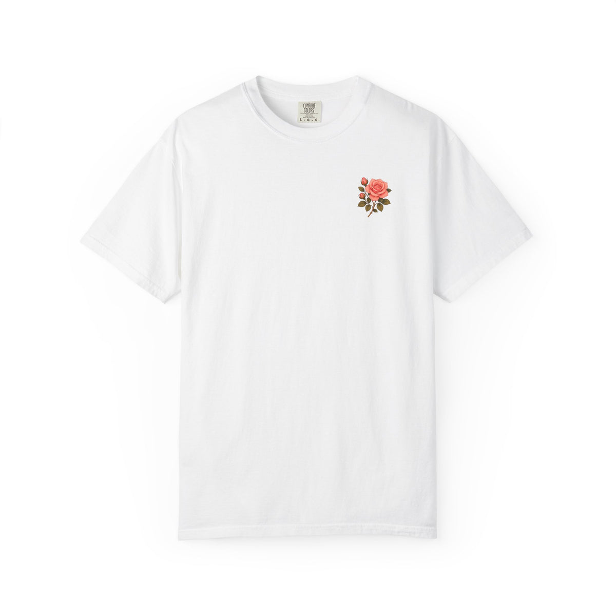 The Sisterhood of the Rose T-Shirt — Master Nada's Vintage Floral Chest & Back Print