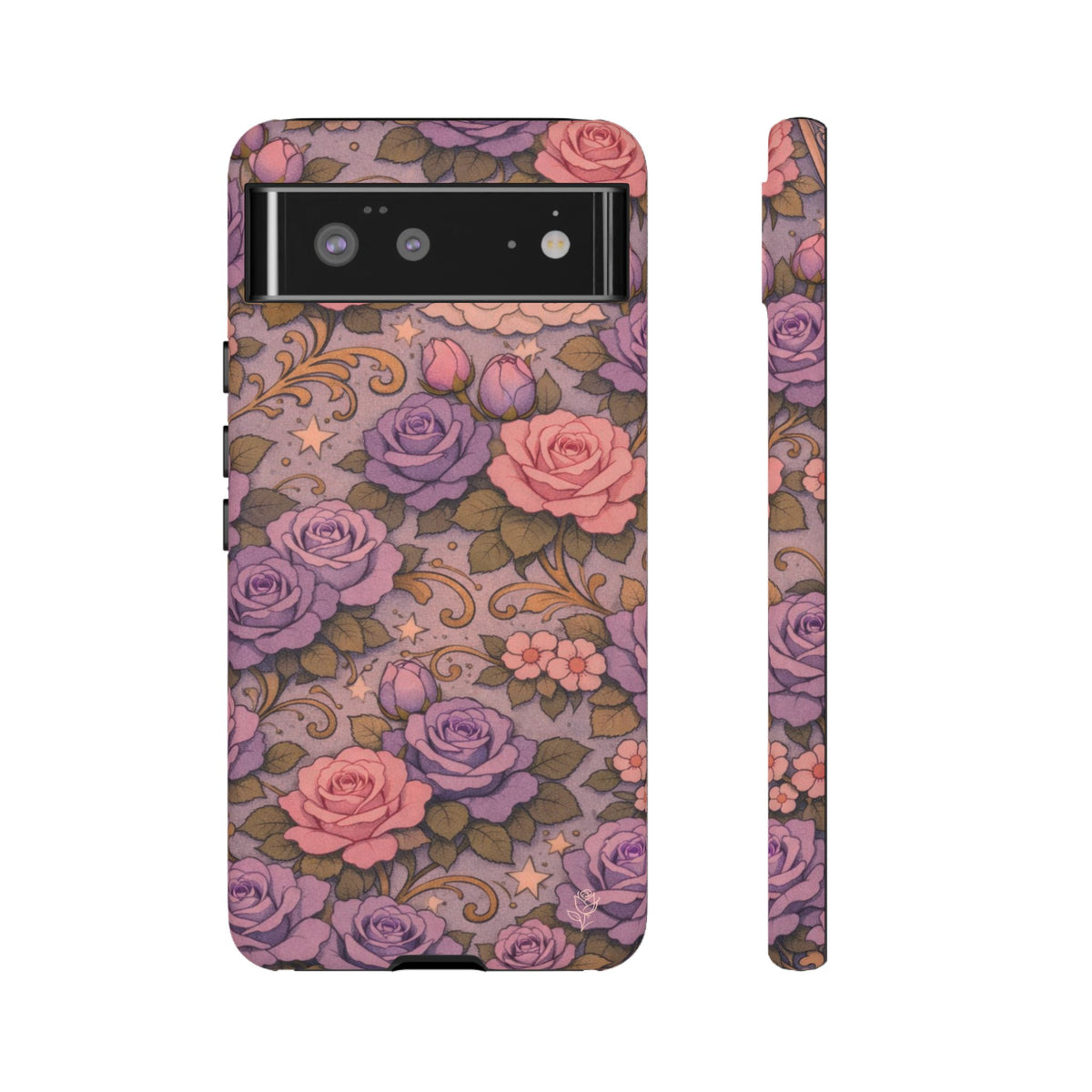Google Pixel Tough Phone Case — The Sisterhood of the Rose — Master Portia's Rose Garden Vintage Drop-Proof Phone Cover