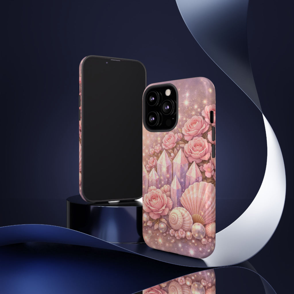 iPhone Case - Lemurian Rose Crystal Garden iPhoneTough Case