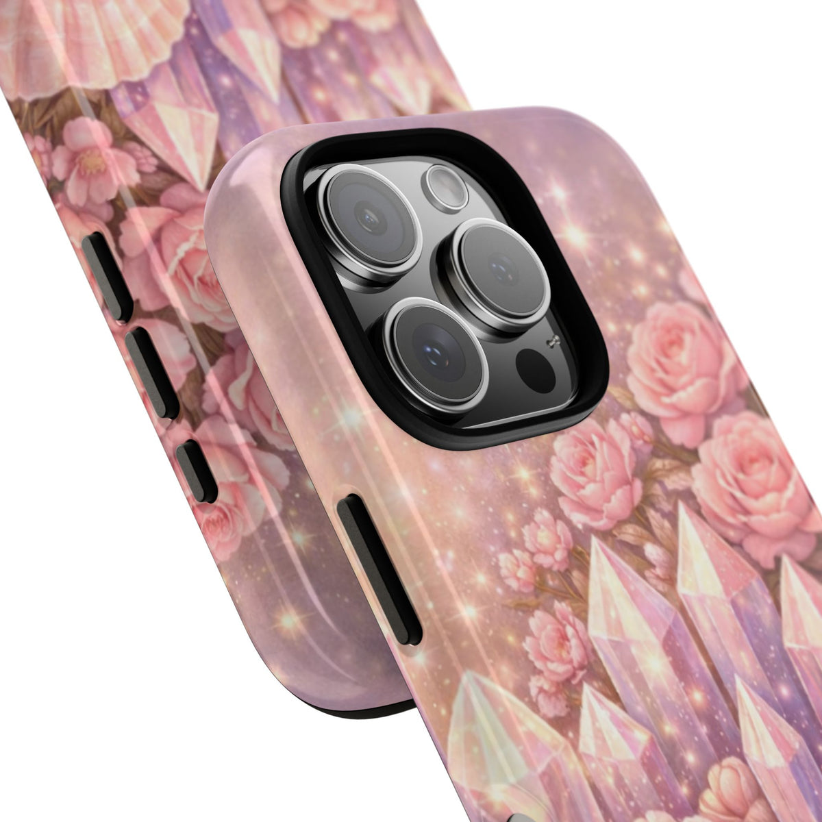 iPhone Case - Lemurian Rose Crystal Garden iPhoneTough Case