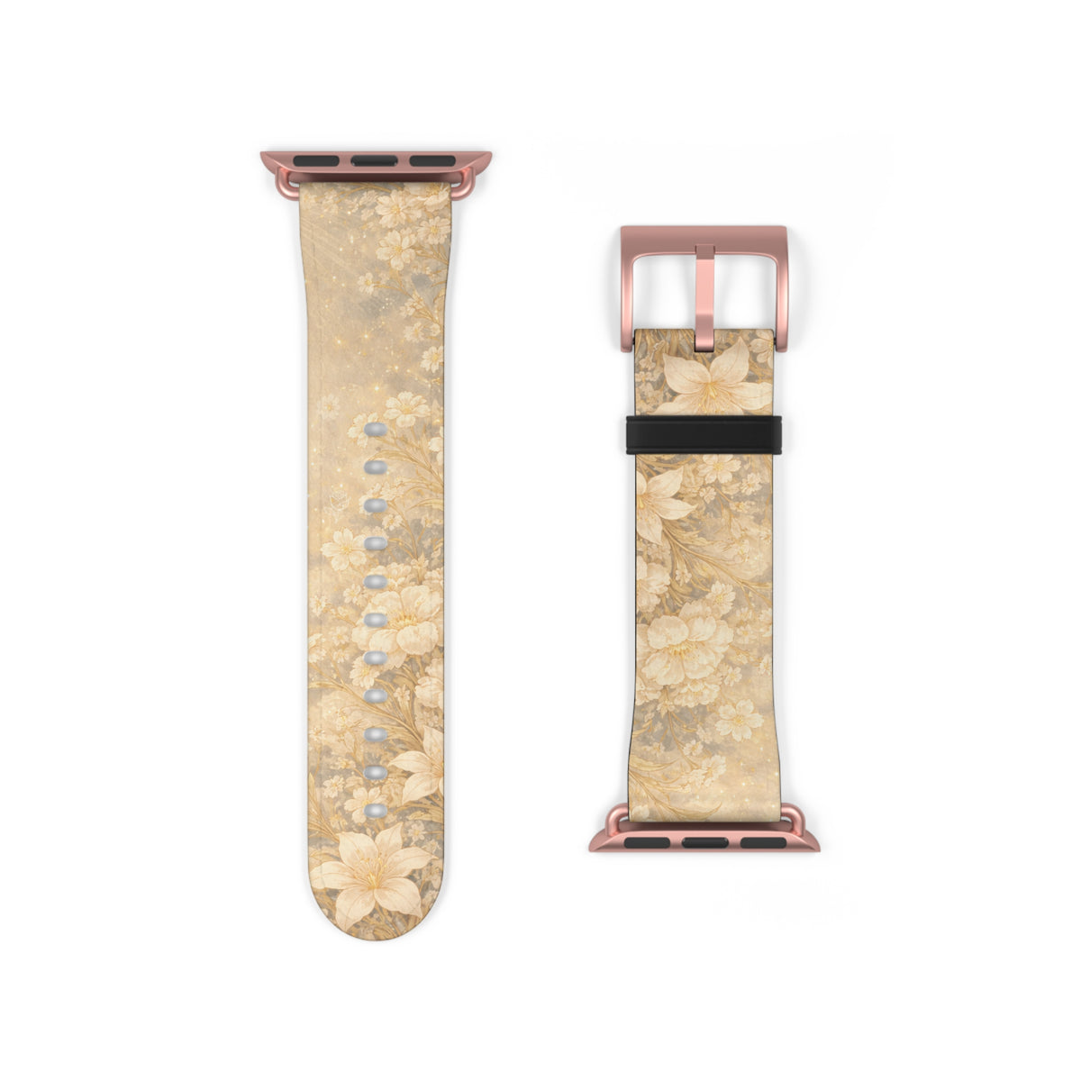 Angel Sitael iWatch Band — Neutral Vintage Bloom Strap for Apple Watch