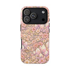 iPhone Case — Angelic Crystal Garden Phone Case — Pink Floral Quartz Protective Cover
