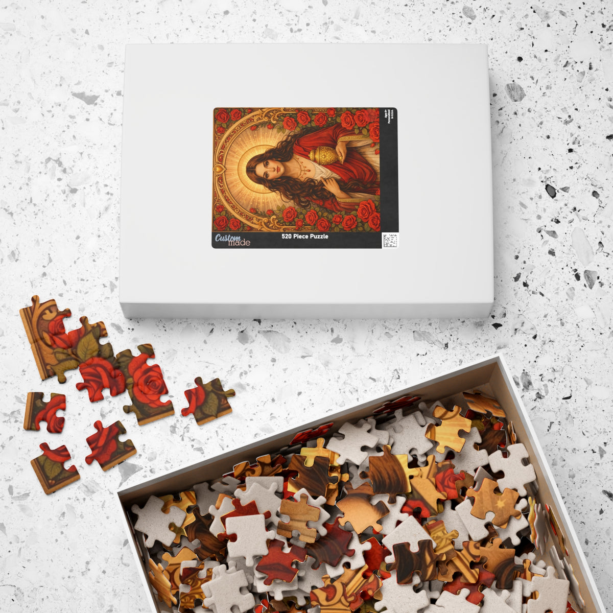Mary Magdalene Jigsaw Puzzle — 110/252/520-Piece Sisterhood of the Rose Puzzle
