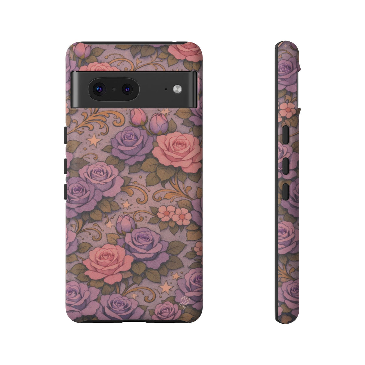 Google Pixel Tough Phone Case — The Sisterhood of the Rose — Master Portia's Rose Garden Vintage Drop-Proof Phone Cover