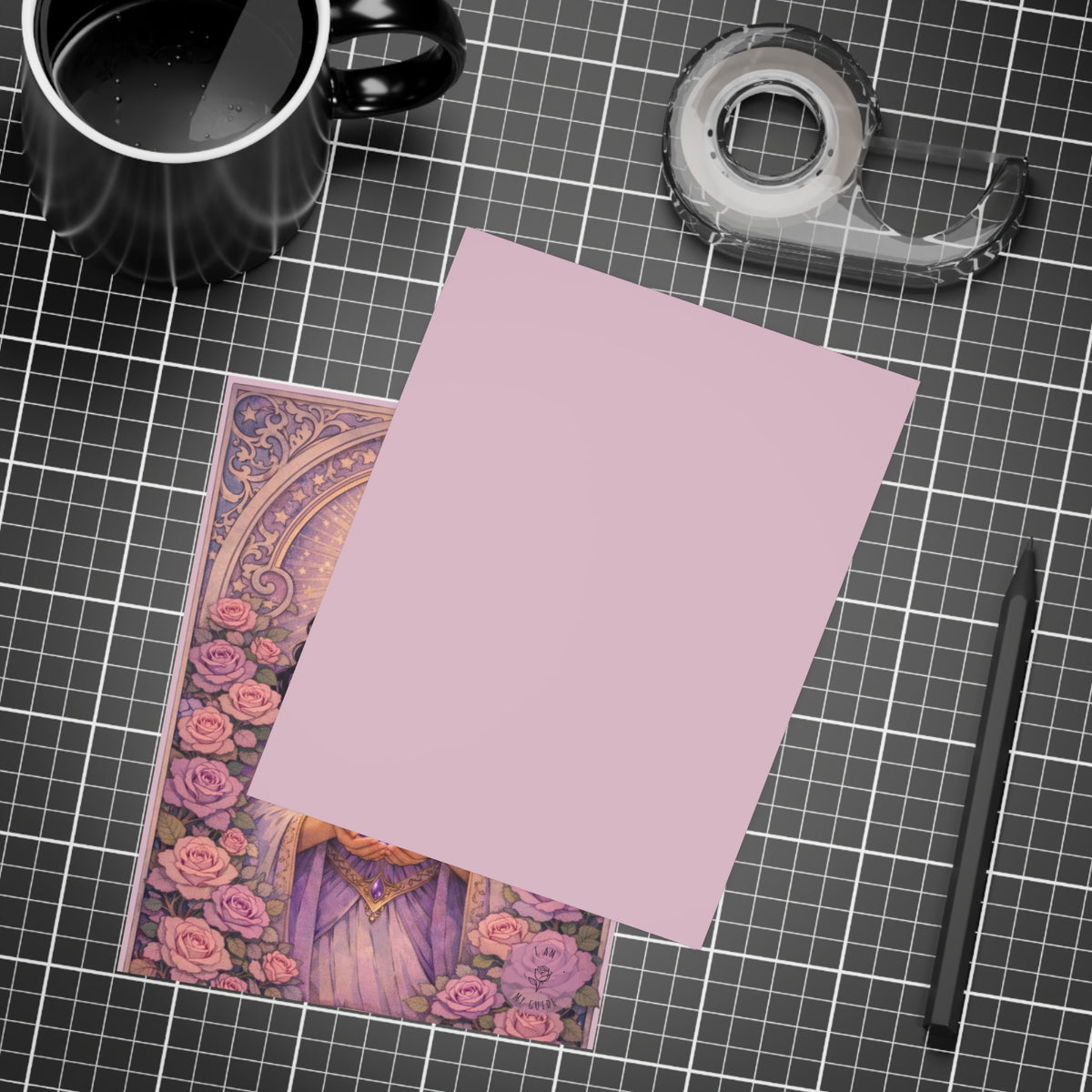Master Portia Postcard Bundles (envelopes included) - Violet Flame Postcard