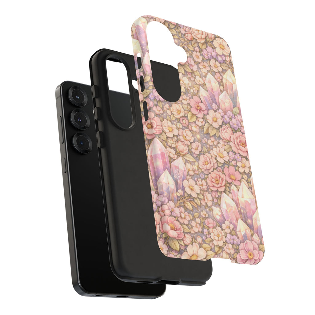 Samsung Galaxy Phone Case - Angelic Crystal Garden Tough Phone Case