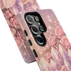 Samsung Galaxy Phone Case — Lemurian Rose Crystal Garden Tough Case