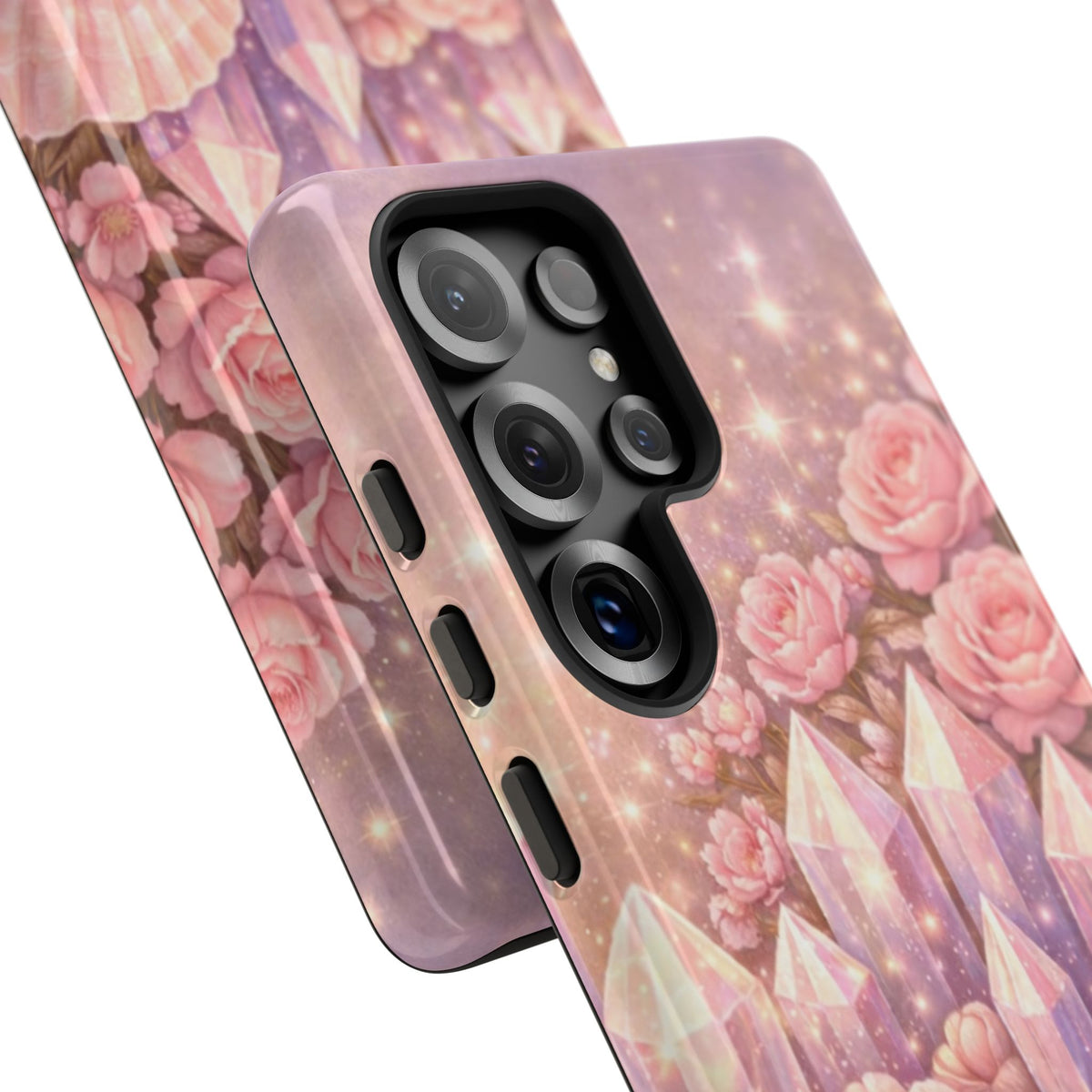 Samsung Galaxy Phone Case — Lemurian Rose Crystal Garden Tough Case
