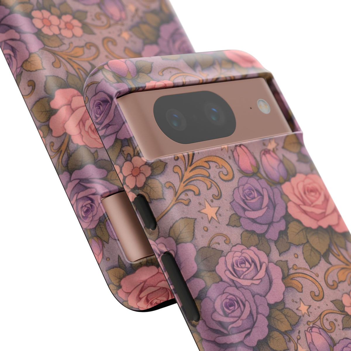 Google Pixel Tough Phone Case — The Sisterhood of the Rose — Master Portia's Rose Garden Vintage Drop-Proof Phone Cover