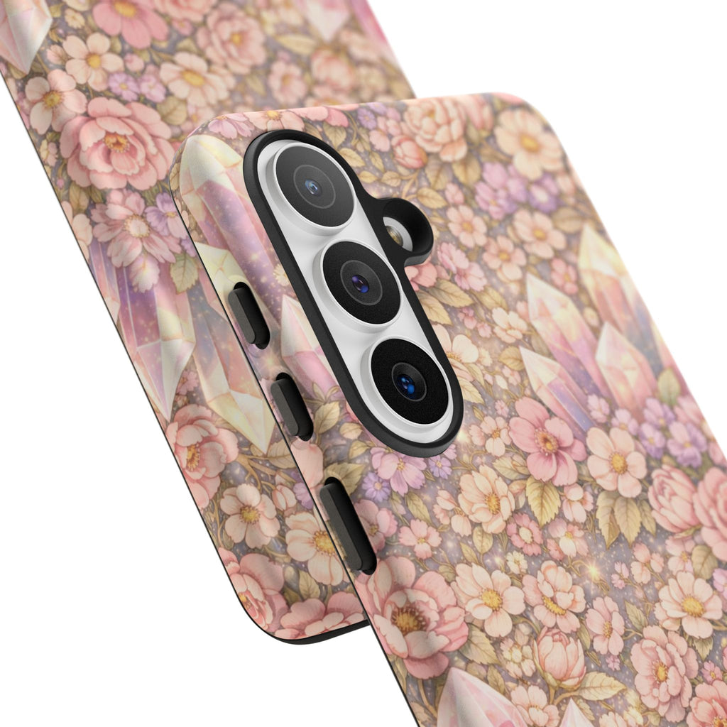Samsung Galaxy Phone Case - Angelic Crystal Garden Tough Phone Case