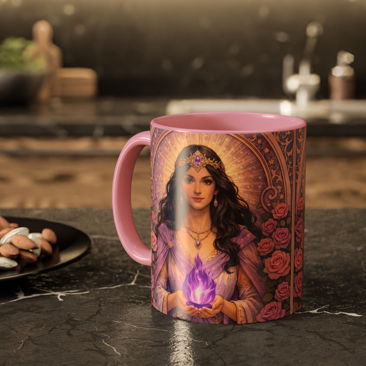 Master Portia Ceramic Mug — Violet Flame 11oz/15oz