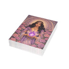Master Portia Greeting Card — Violet Flame Greeting Card (Blank Inside)