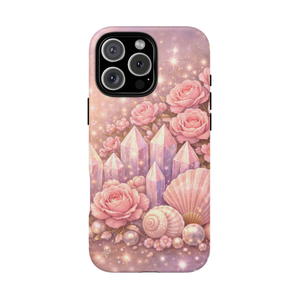 iPhone Case - Lemurian Rose Crystal Garden iPhoneTough Case